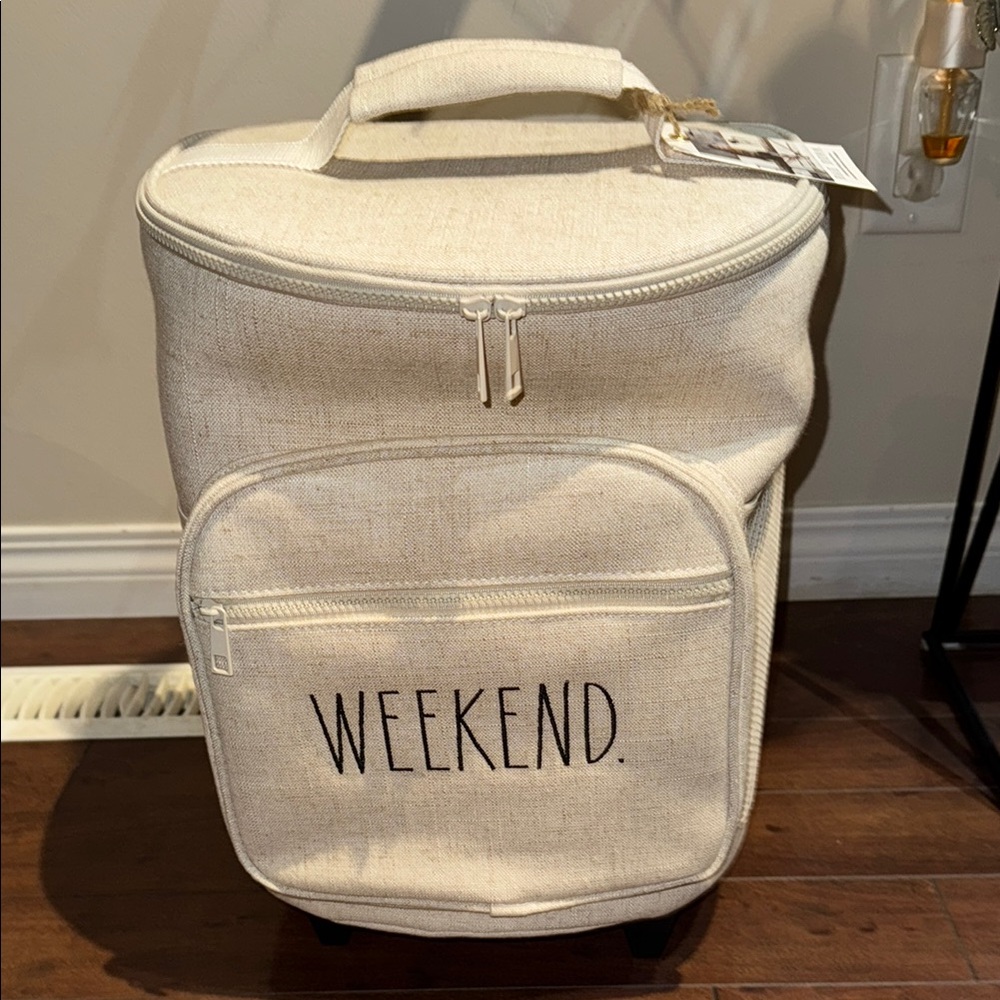 Rae Dunn. Weekend Insulated Rolling Cooler Tote